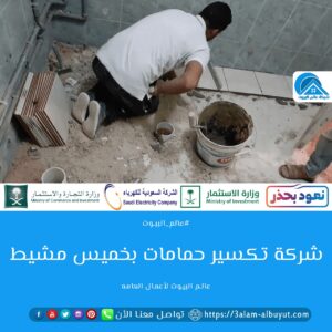 شركة تكسير حمامات بخميس مشيط 